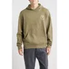 Dark Seas Thorn Bush Oversize Cotton Blend Hoodie In Green