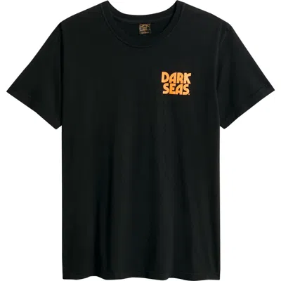 Dark Seas Trail King Cotton Graphic T-shirt In Black