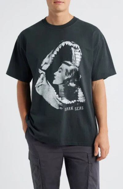 Dark Seas Victoria Graphic T-shirt In Black
