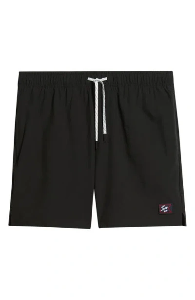 Dark Seas Warwick Stretch Drawstring Shorts In Black