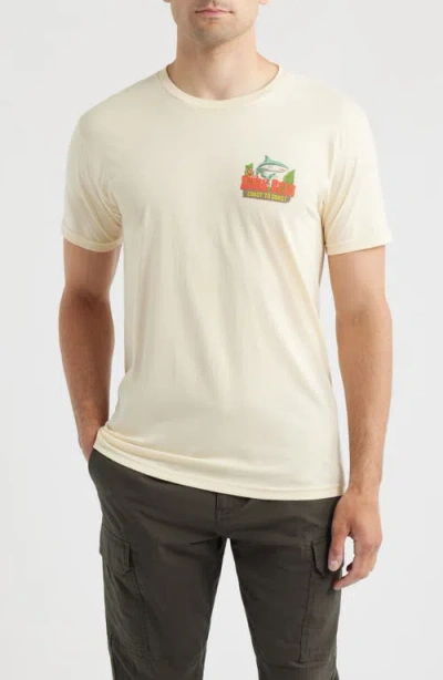Dark Seas Water Decal Graphic T-shirt In White