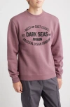 Dark Seas Waterloo Logo Appliqué Crewneck Sweatshirt In Pink