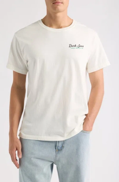 Dark Seas Wild Duck Cotton Graphic T-shirt In White