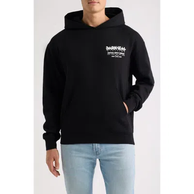 Dark Seas Worldwide Graphic Hoodie In Black