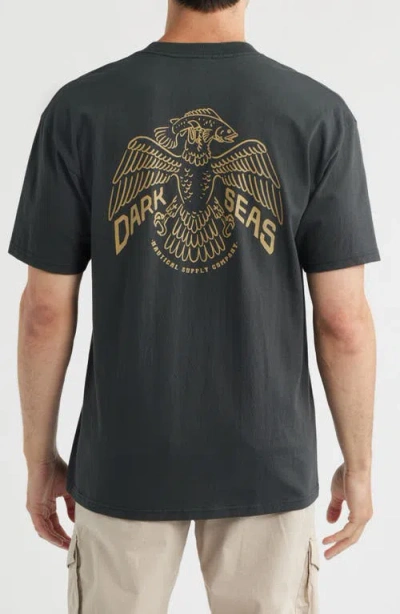 Dark Seas Yellowstone Cotton Graphic T-shirt In Green