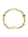 Darkai A Vibe Crystal-embellished Bracelet In Gold