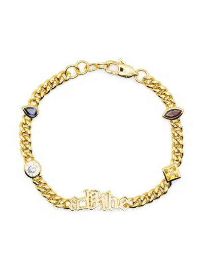 Darkai A Vibe Crystal-embellished Bracelet In Grey