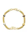 Darkai A Vibe Crystal-embellished Bracelet In Ggmsl Gold