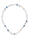 Darkai Anchor Necklace In Silver
