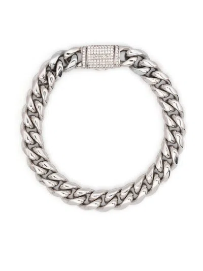 Darkai Chain-link Gold-plated Bracelet In Silver