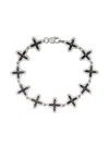 Darkai Clover Bracelet In Silver