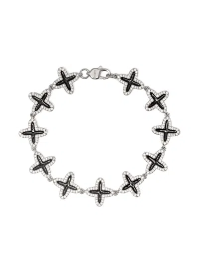 Darkai Clover Bracelet In Silver