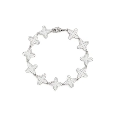 Darkai Clover Bracelet In White