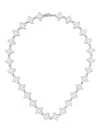Darkai Clover Necklace In Silver