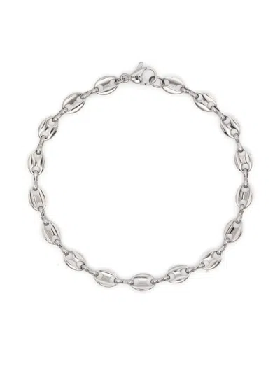 Darkai Coffee Bean Bracelet In Silver