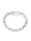 Darkai Crystal-embellished Bracelet In Silver