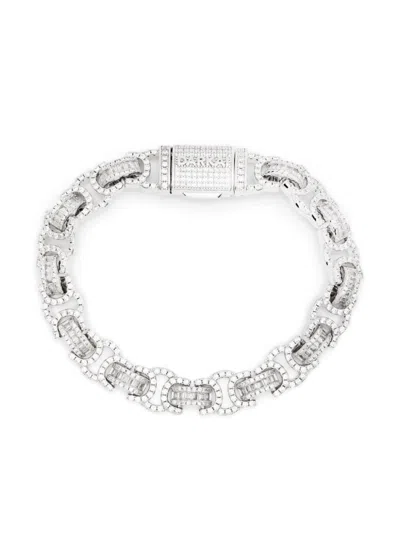 Darkai Crystal-embellished Bracelet In Silver