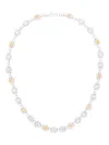 Darkai Daisy Necklace In Metallic