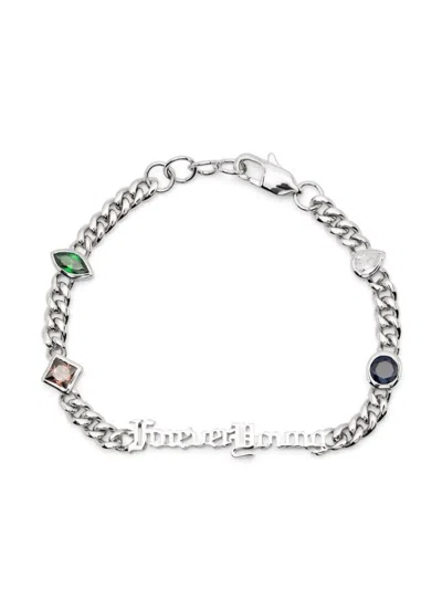 Darkai Forever Young Crystal-embellished Bracelet In Grey