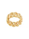 Darkai Gold Cuban Ring In Gold