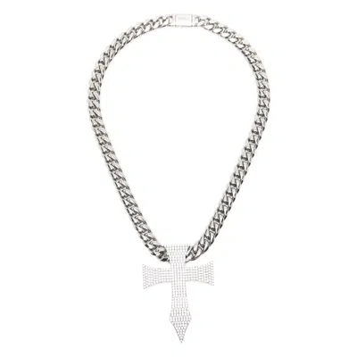 Darkai Cross-pendant Necklace In Metallic