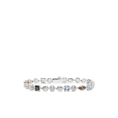 Darkai Mixed Stones Bracelet In Silver