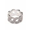 Darkai Cuban Pavé Ring