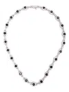 Darkai Stud Necklace In Silver