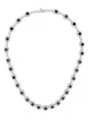 Darkai Stud Necklace In 银色