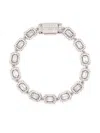 Darkai Tennis Baguette Bracelet In Silver