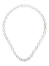 Darkai Tennis Necklace In White