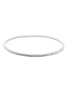 Darkai White Tennis S Necklace In Metallic
