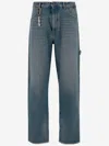 Darkpark High-waisted Straight-leg Jeans In Blue