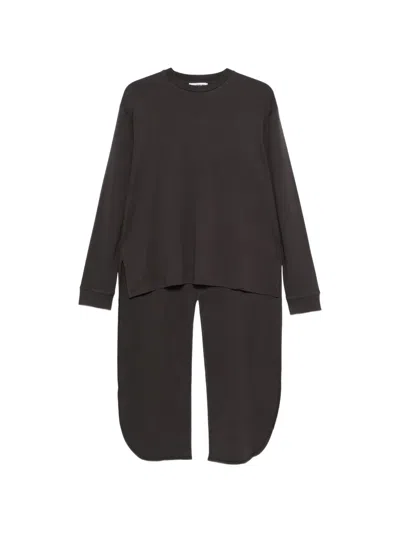 Darkpark Ally Long-sleeve Cotton T-shirt In Brown