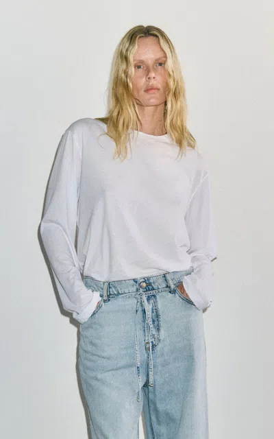 Darkpark Andie Relax Cotton T-shirt In White