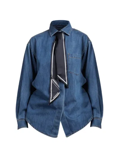 Darkpark Anne Denim Shirt In Blue