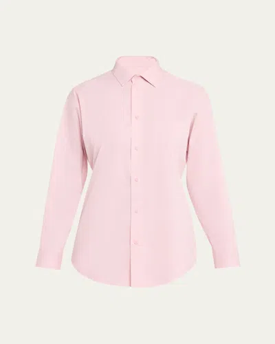 Darkpark Anne Lightweight Cotton Shirt In Pink