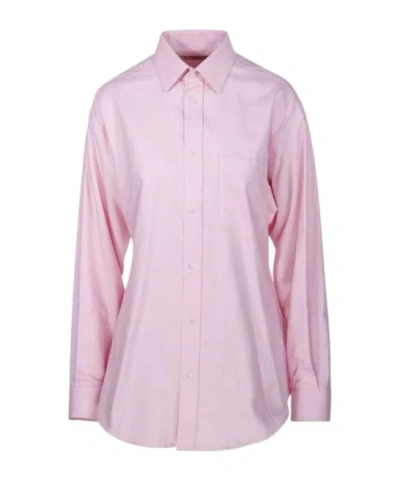 Darkpark Anne Long Sleeved Tailored Shirt In Pink