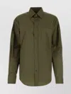 Darkpark Anne Shirt With Chest Pocket And Long Sleeves In Green