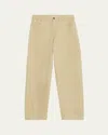 Darkpark Audrey Barrel Carpenter Pants In Beige