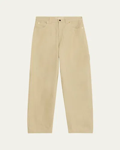 Darkpark Audrey Barrel Carpenter Pants In Beige