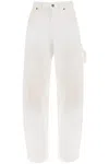 Darkpark Audrey White Straight-leg Corduroy Jeans In Bianco