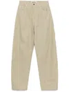 Darkpark Audrey Pants In Beige Cotton In 中性色
