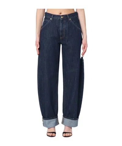 Darkpark Khris Balloon Jeans Blue With Cuff | ModeSens