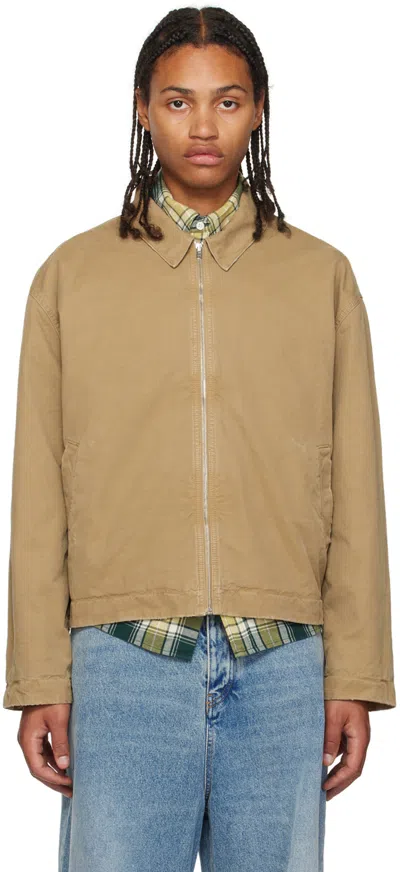 Darkpark Beige Pete Jacket In Beige 0085