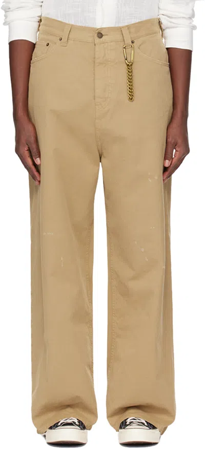 DARKPARK BEIGE RAY TROUSERS