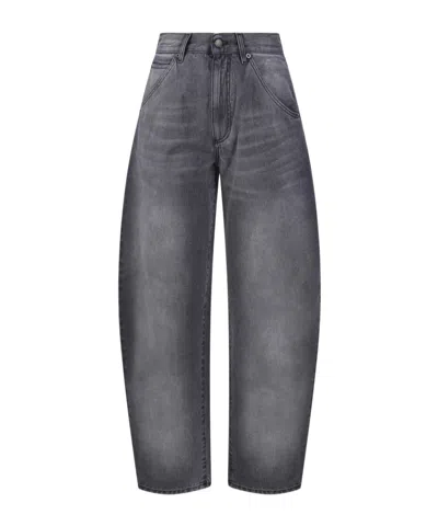 Darkpark Belt-loop Jeans In Gray