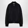 Darkpark Wool Bomber Jacket In White