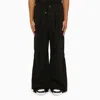 Darkpark Black Cotton Joseph Cargo Pant
