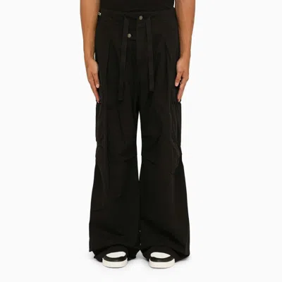 Darkpark Black Cotton Joseph Cargo Pant